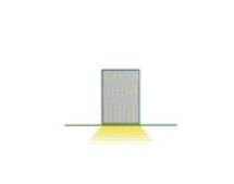 (image for) 1Meter/3.3ft Aluminum Recessed LED Corner Strip Channel 65.4mm x 28mm suit for max 22.8mm width strip light